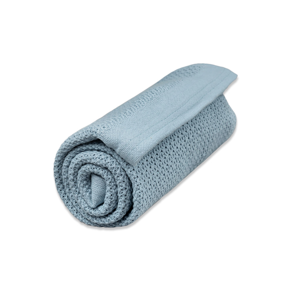 Product Image for Vinter & Bloom Filt Soft Grid EKO, Dim Blue - BabyWorld
