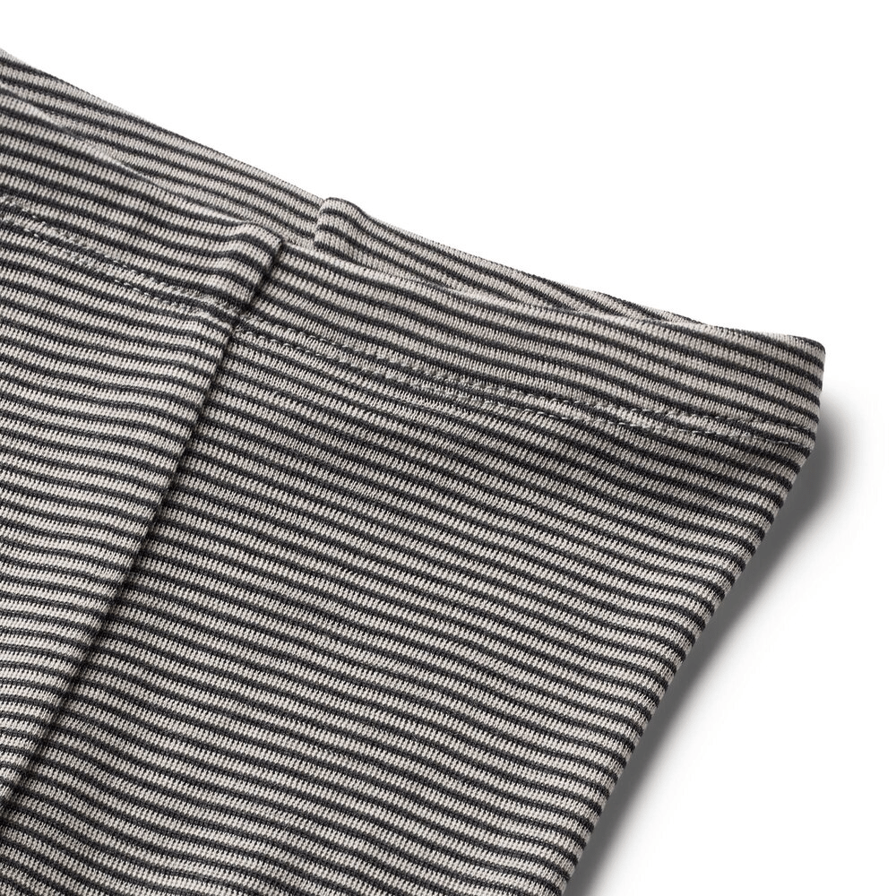 Agi Leggings Ull - Navy Stripe WHEAT