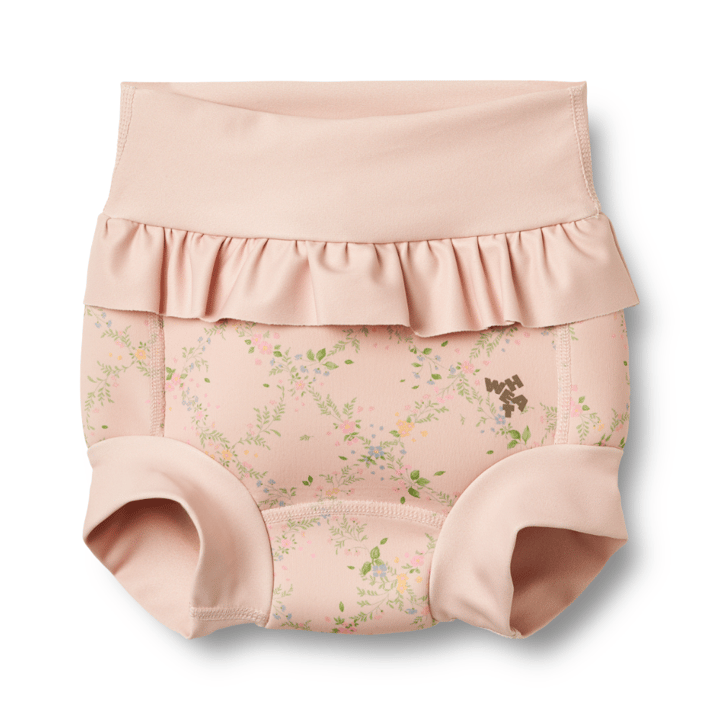Badbyxor Neoprene Rita - Powder Checked Flowers WHEAT