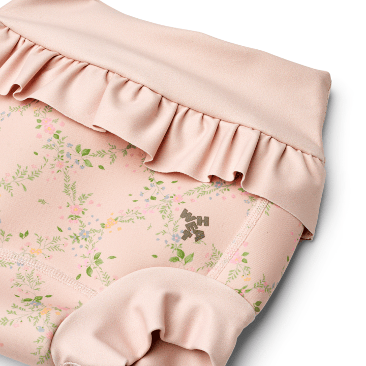 Badbyxor Neoprene Rita - Powder Checked Flowers WHEAT
