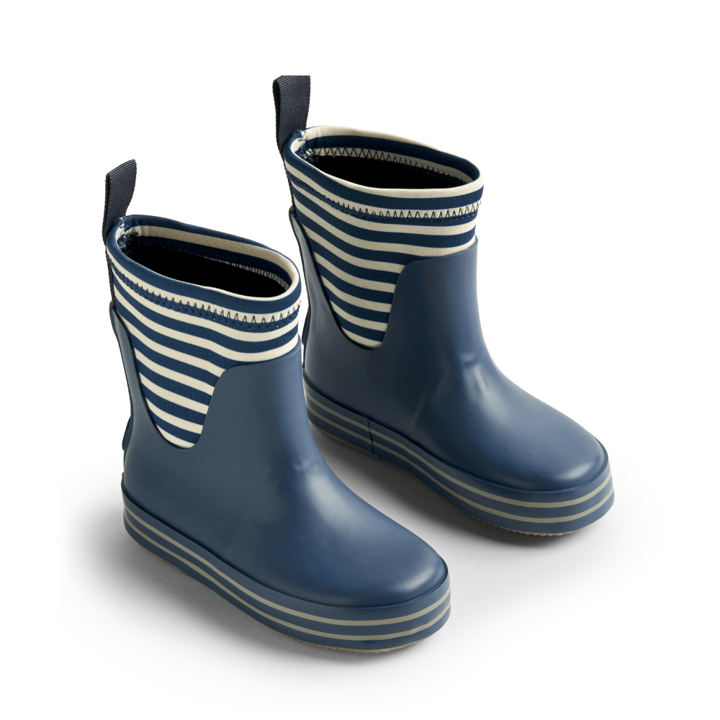 Gummistövlar Mist - Indigo Stripe WHEAT