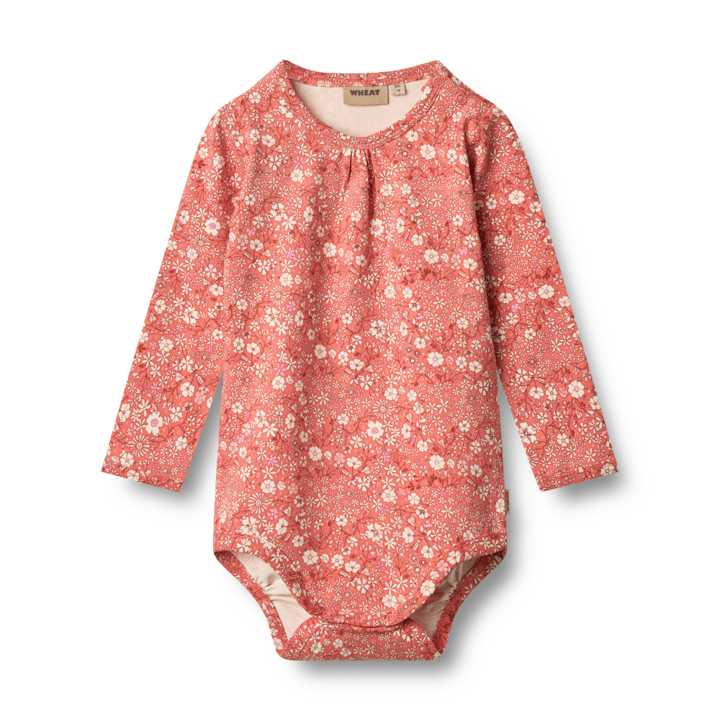 Långärmad Body Liv - Coral Flowers WHEAT