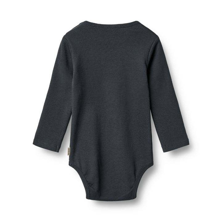Långärmad Body Ribbad Spencer - Navy WHEAT