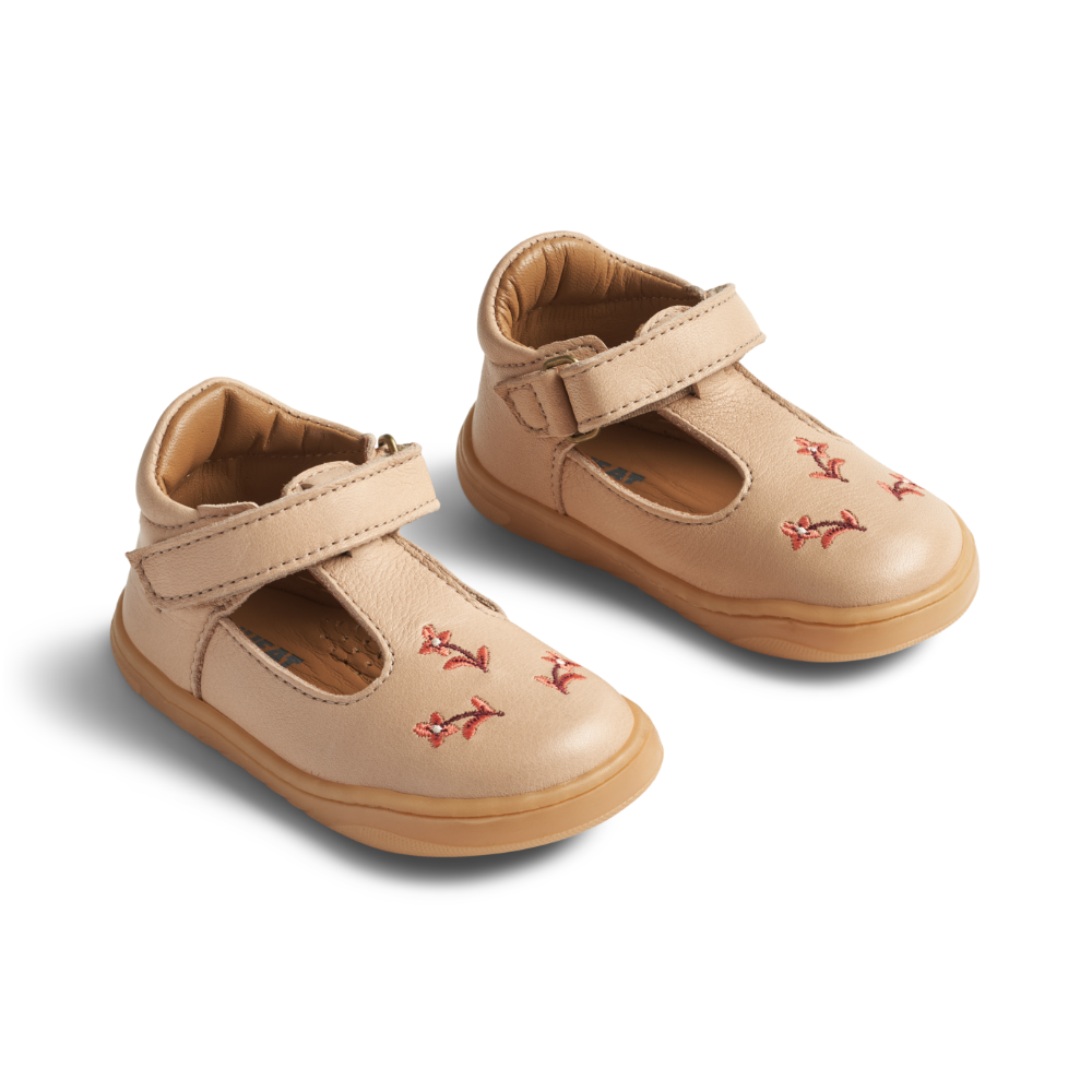 WHEAT Lär-gå skor Mary Jane Beige