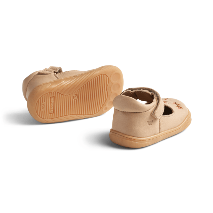 Lär-gå skor Mary Jane - Beige WHEAT