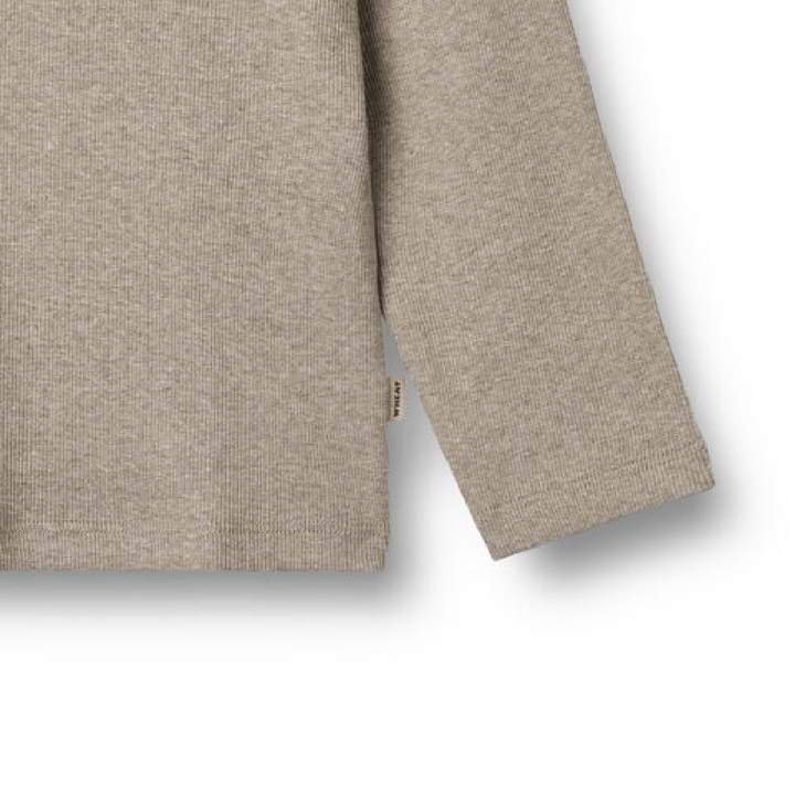 Långärmad T-Shirt Milo - Gravel Melange WHEAT