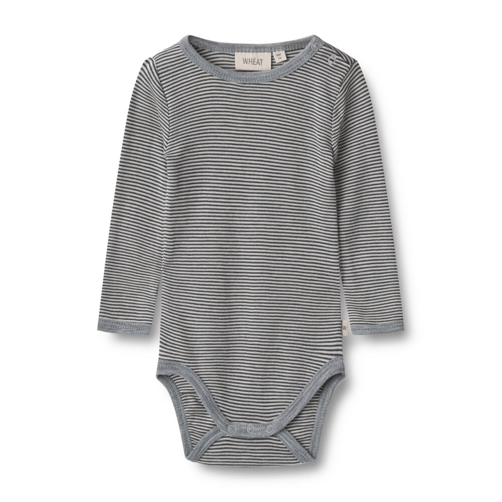 Lucca Body Ull - Navy Stripe WHEAT