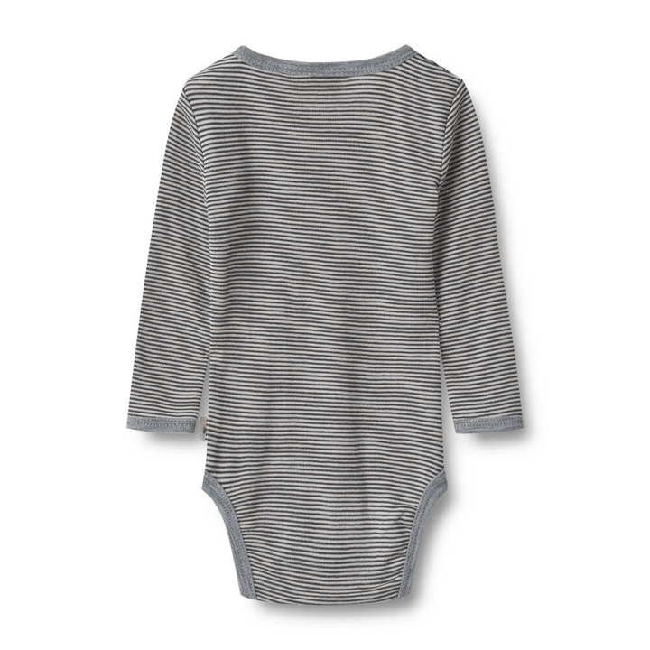 Lucca Body Ull - Navy Stripe WHEAT
