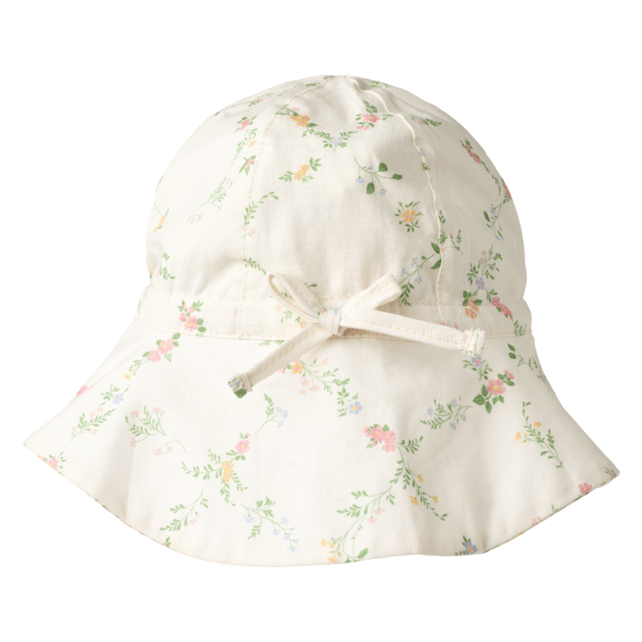 Solhatt Chloé - Ivory Checked Flowers WHEAT