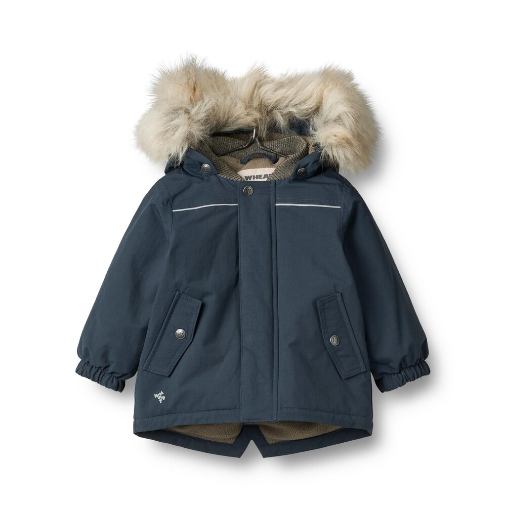 WHEAT Vinterjacka Kasper Tech Dark Blue