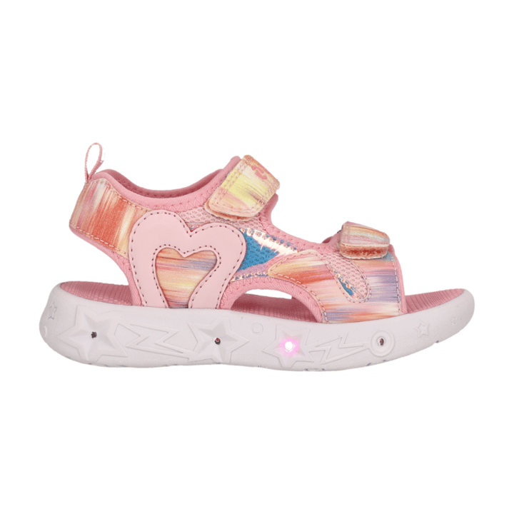 Blinkande Sandaler Flouer - Crystal Rose ZIGZAG