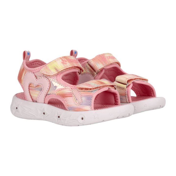 Blinkande Sandaler Flouer - Crystal Rose ZIG ZAG
