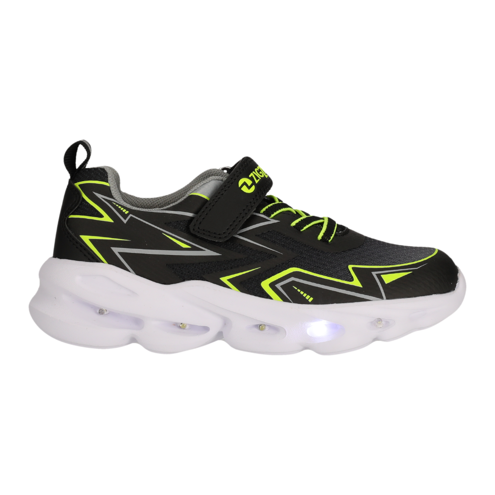 ZIGZAG Blinkande Sneakers Ignis Granite Gray