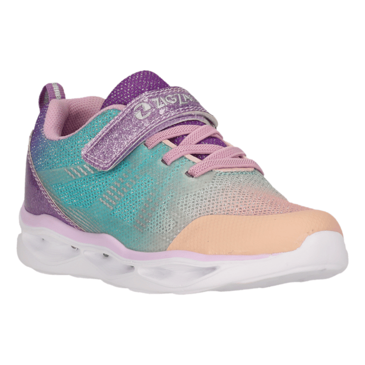 Blinkande Sneakers Lampaya - Lavender ZIG ZAG