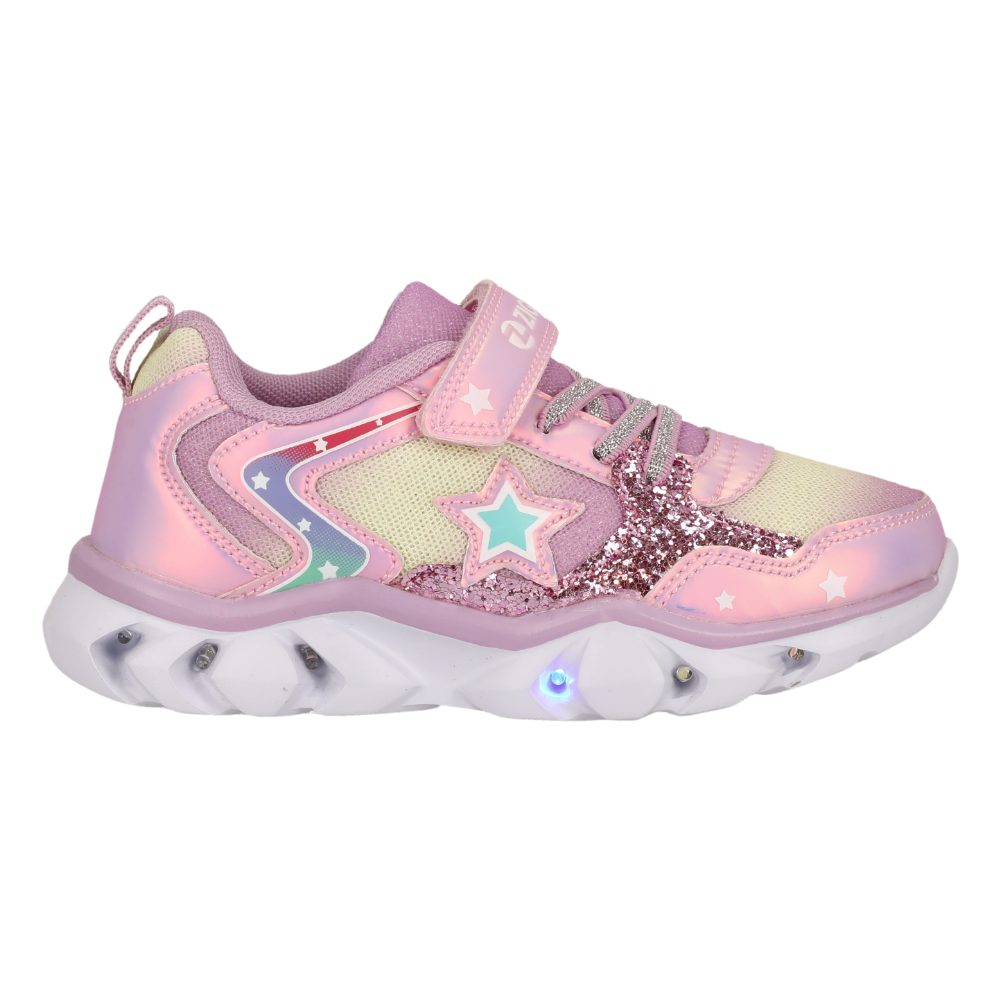 ZIG ZAG Blinkande Sneakers Saserta Lupine