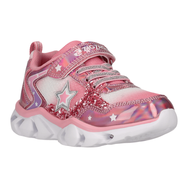 Blinkande Sneakers Saserta - Rose Elegance ZIG ZAG