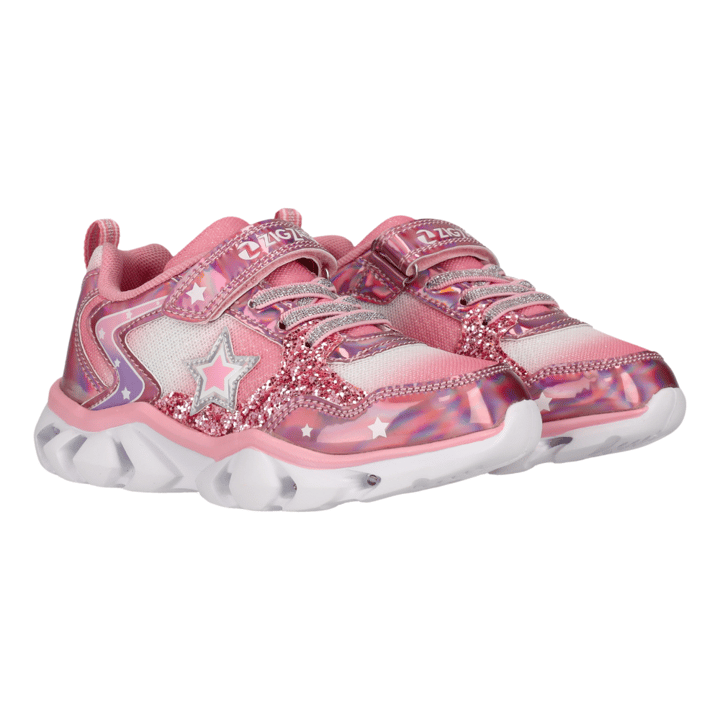 Blinkande Sneakers Saserta - Rose Elegance ZIG ZAG