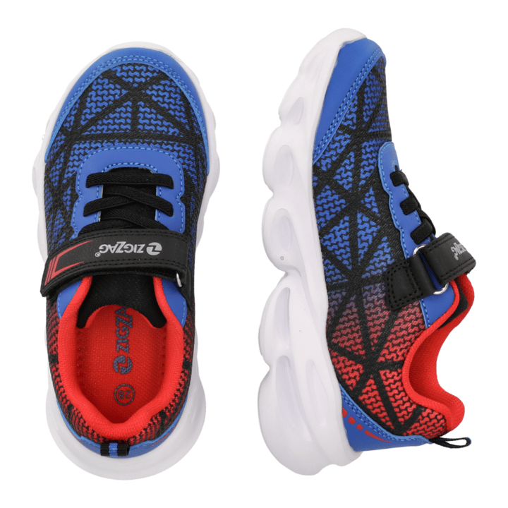 Blinkande Sneakers Zetes - Dazzling Blue ZIG ZAG