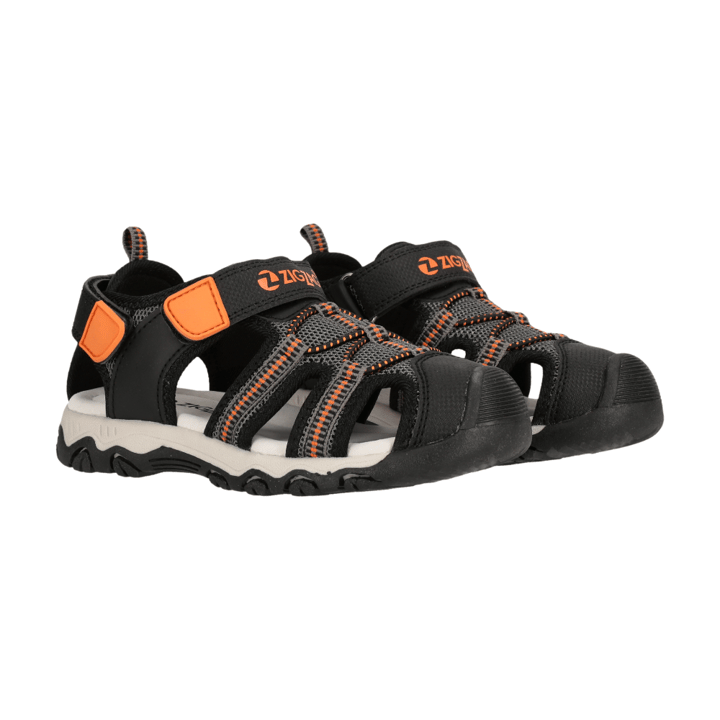 Sandaler Krila - Black ZIGZAG