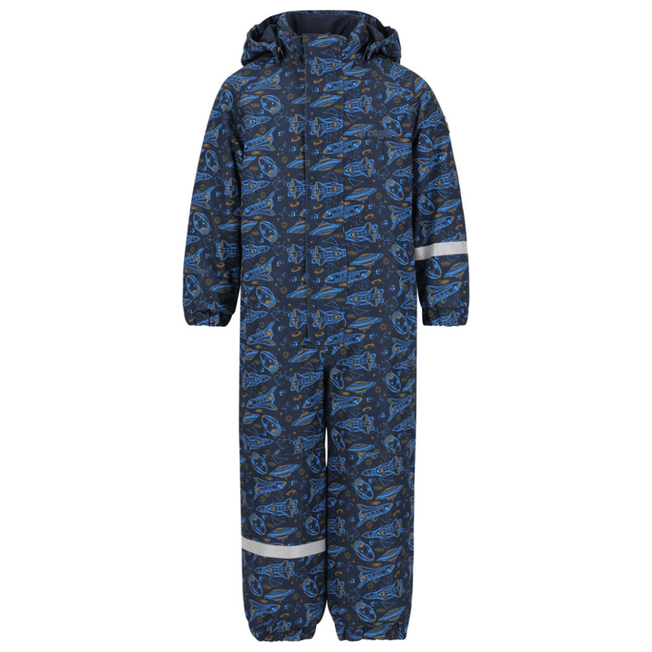 Vinteroverall Tower Printet W-PRO 10000 - Navy ZIG ZAG