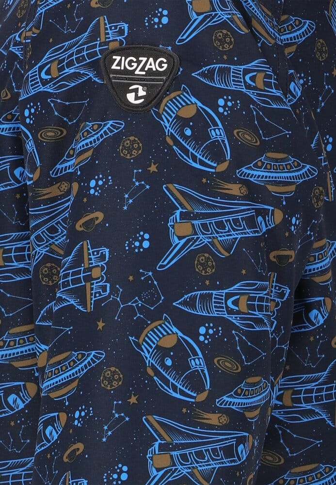Vinteroverall Tower Printet W-PRO 10000 - Navy ZIGZAG