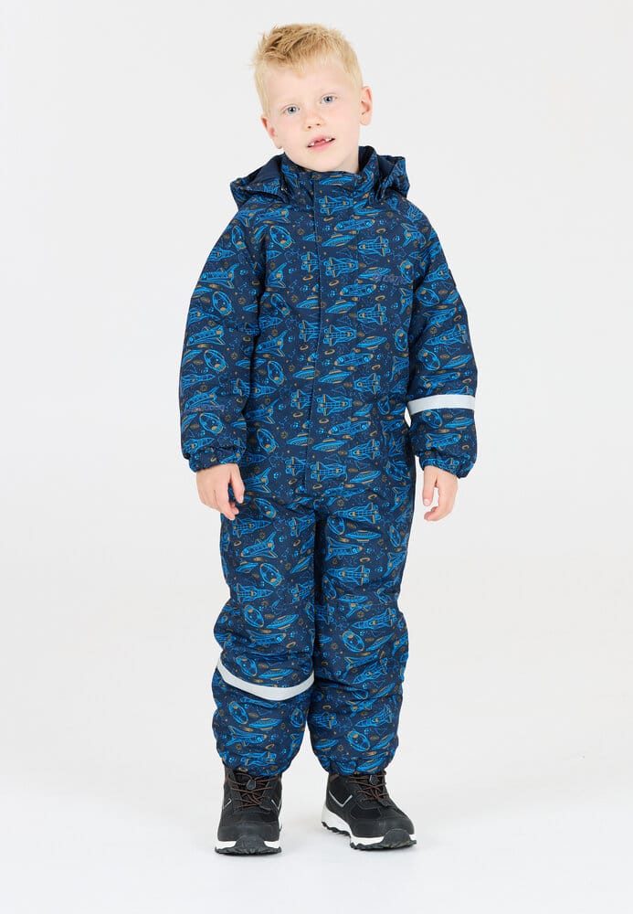 Vinteroverall Tower Printet W-PRO 10000 - Navy ZIGZAG