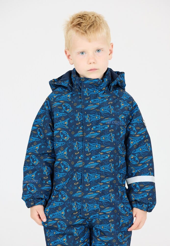 Vinteroverall Tower Printet W-PRO 10000 - Navy ZIGZAG