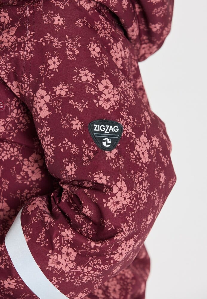 Vinteroverall Tower Printet W-PRO 10000 - Tawny Port ZIGZAG