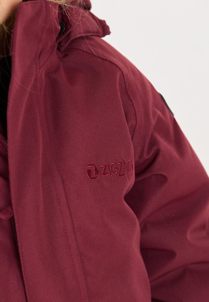 Vinteroverall Vally W-PRO 10000 - Tawny Port ZIG ZAG