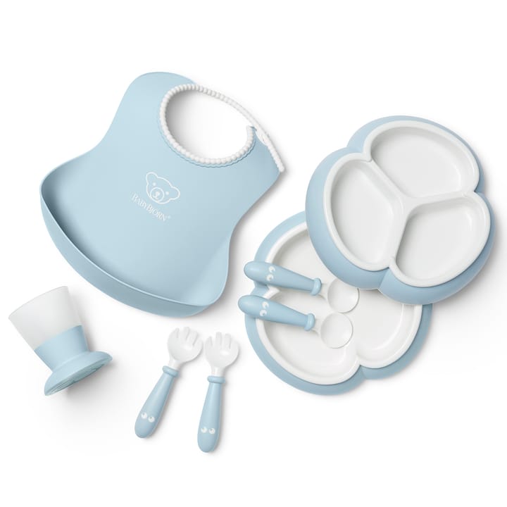 Barnservis 8-Pack - Blekblå Babybjörn
