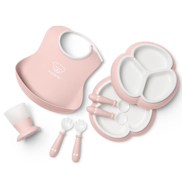 Barnservis 8-Pack - Blekrosa Babybjörn