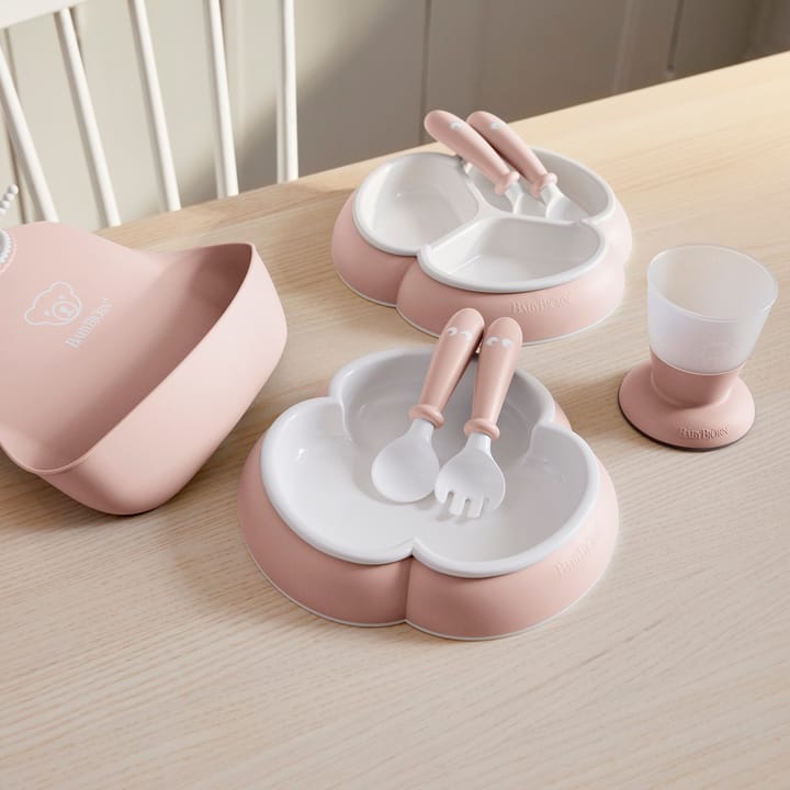 Barnservis 8-Pack - Blekrosa Babybjörn