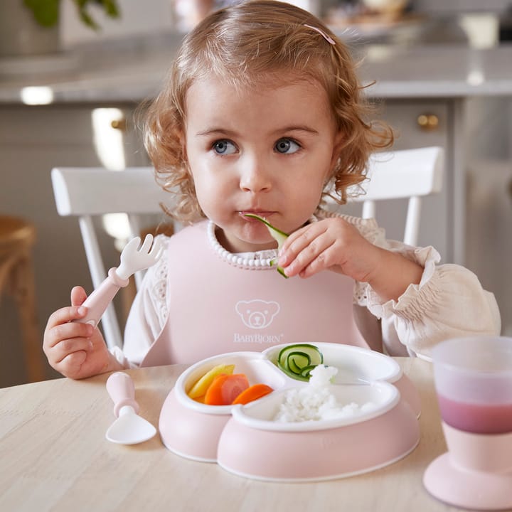 Barnservis 8-Pack - Blekrosa Babybjörn