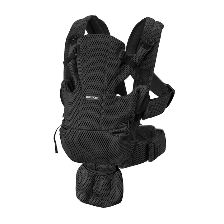 Bärsele Move - Svart 3D Mesh Babybjörn