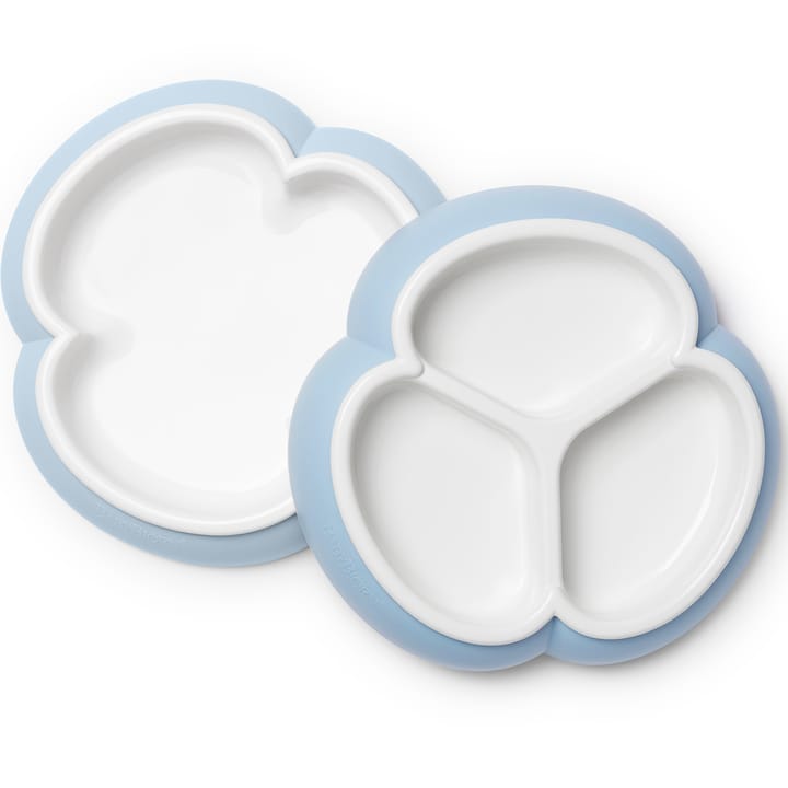 Tallriksset 2-Pack - Blekblå Babybjörn
