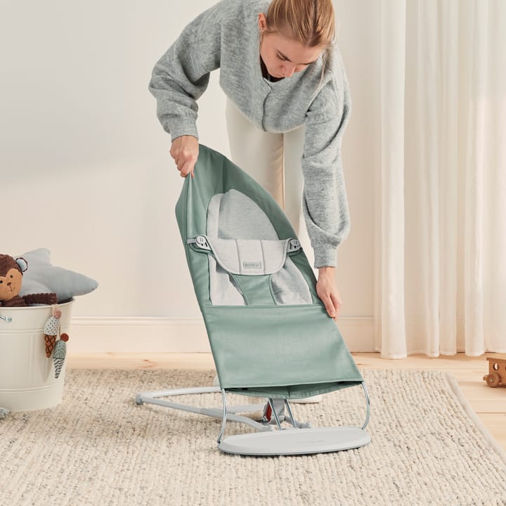 Babysitter Balance Soft - Grön/Grå Babybjörn