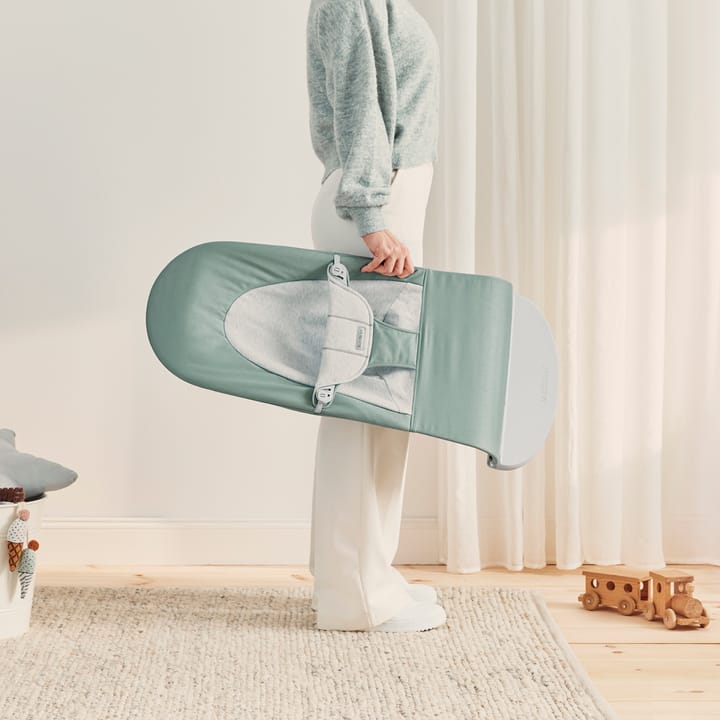 Babysitter Balance Soft - Grön/Grå Babybjörn