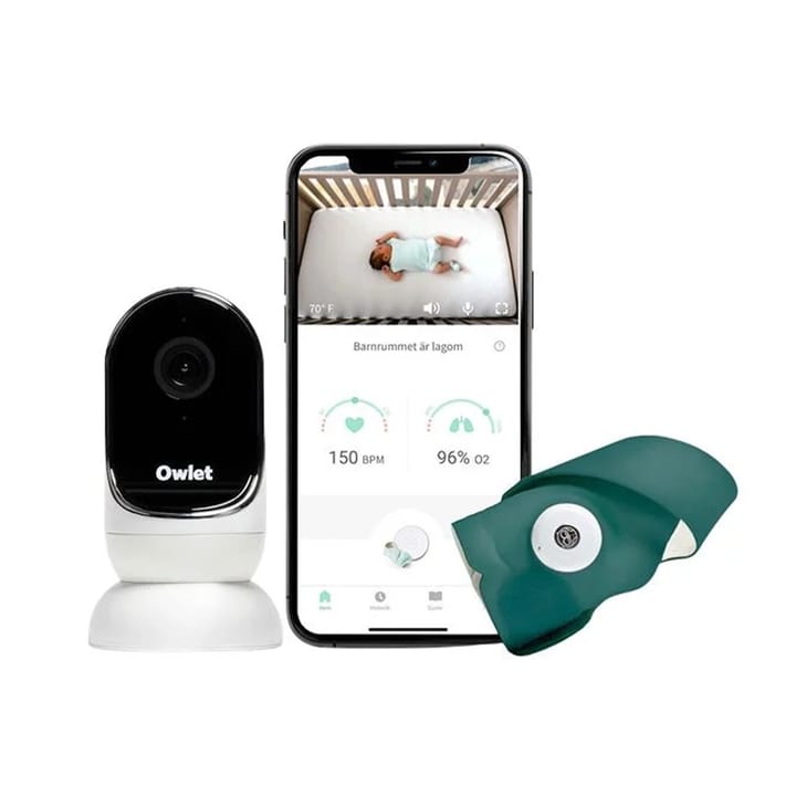 Babyvakt Monitor Duo 3 with Cam 2 - Deep Sea Green Owlet