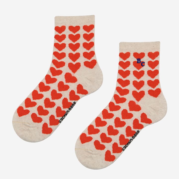Korta Strumpor Hearts - Red Bobo Choses