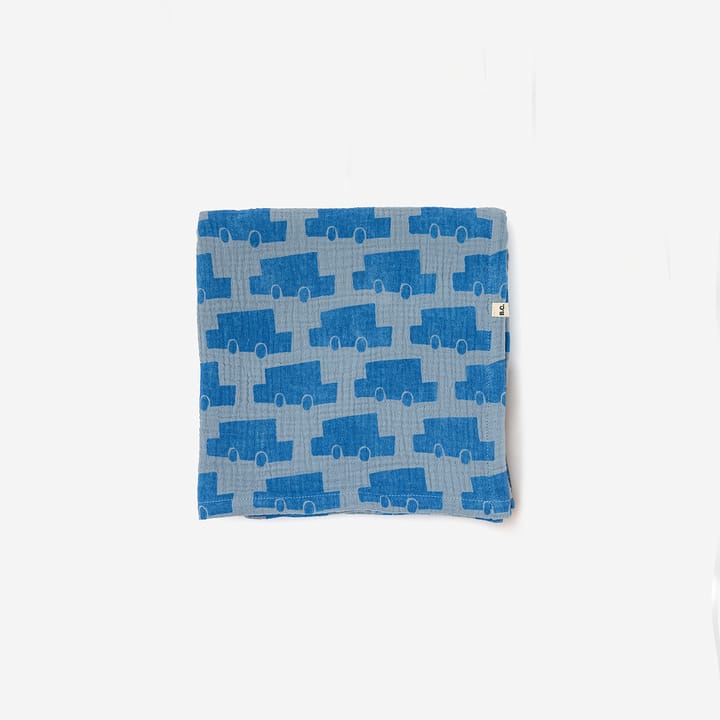 Muslinfilt Cars All Over - Blue Bobo Choses