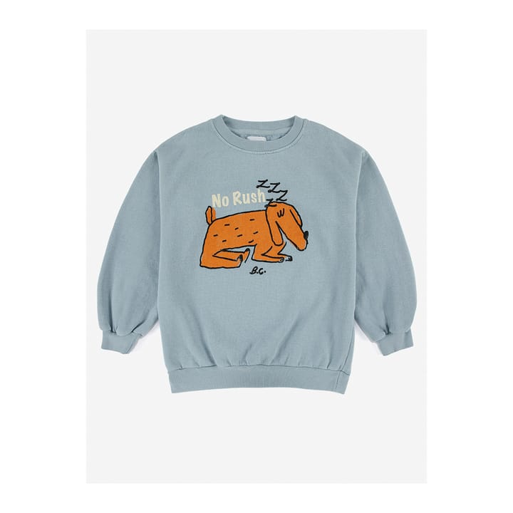 Sweatshirt Sleepy Dog - Light Blue Bobo Choses