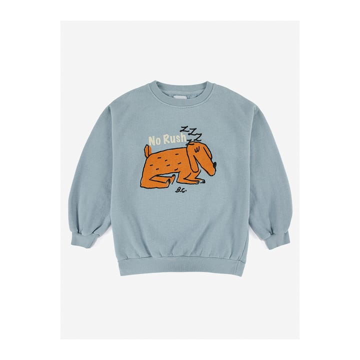 Sweatshirt Sleepy Dog - Light Blue Bobo Choses