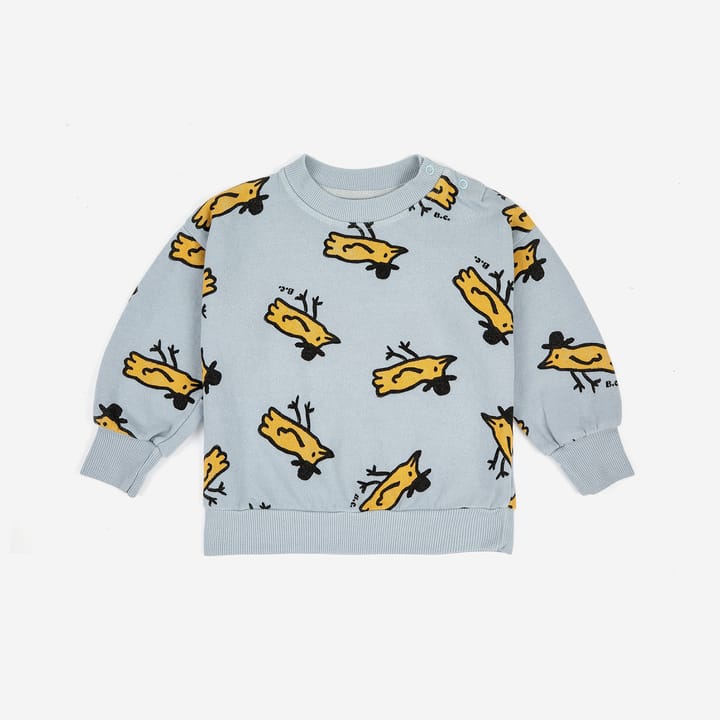 Sweatshirt Baby Mr Birdie All Over Bobo Choses