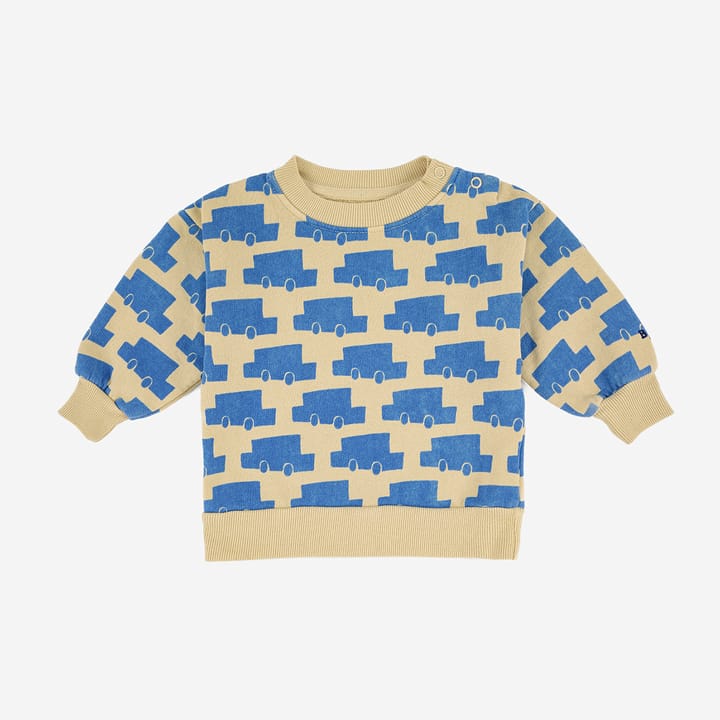 Sweatshirt Cars All Over - Beige Bobo Choses