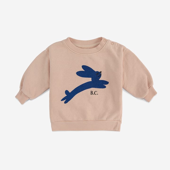 Sweatshirt Jumping Hare - Peach Bobo Choses