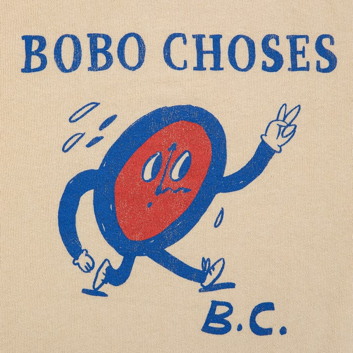 Sweatshirt Walking Clock - Beige Bobo Choses