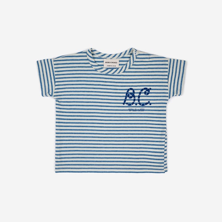 T-shirt Baby Blue Stripes Bobo Choses
