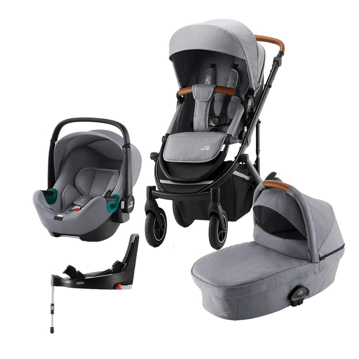 Smile 4 Duovagn + Baby-Safe 3 Babyskydd & Bas Britax