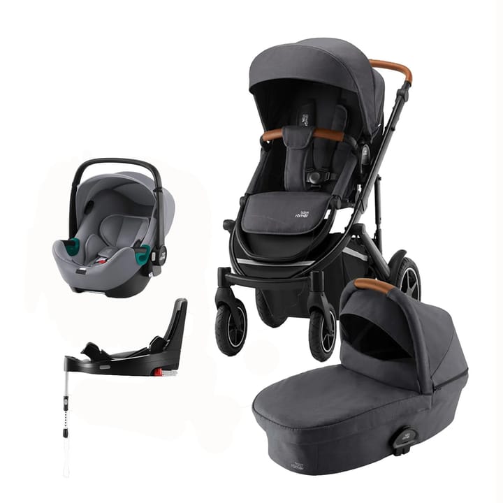 Smile 4 Duovagn + Baby-Safe iSense Babyskydd & Bas Britax