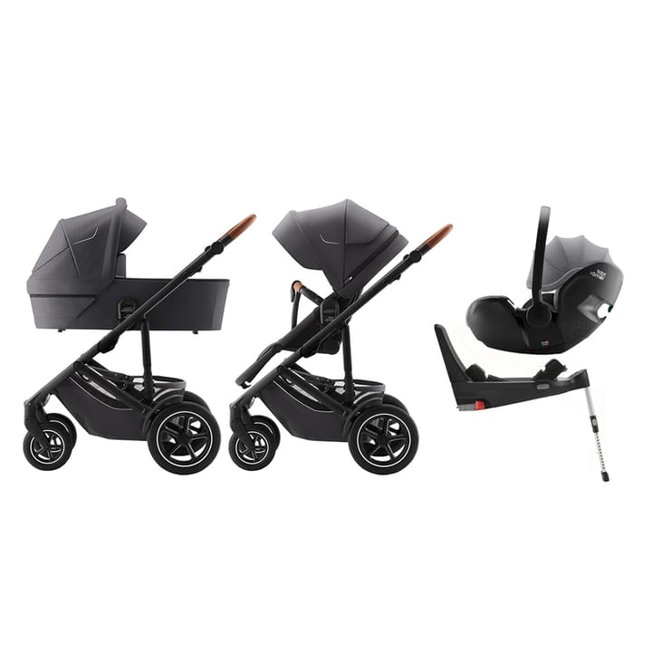 Smile 5Z Duovagn + Baby-safe 5Z + Basenhet 5Z Britax
